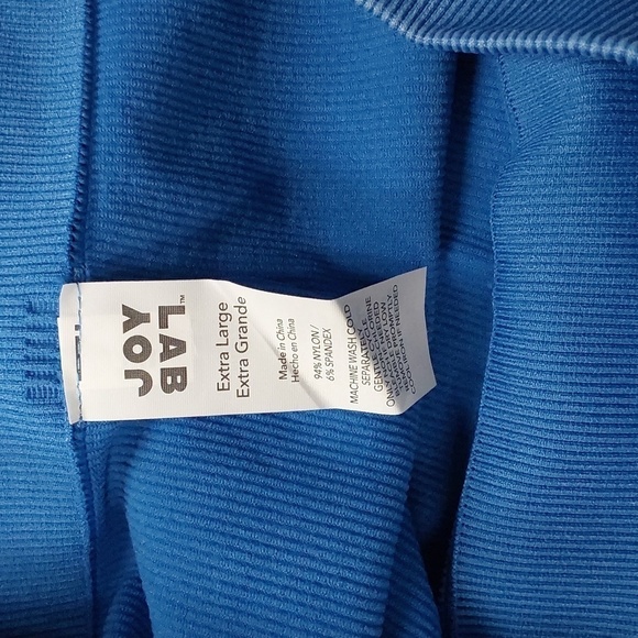 Women's High-Rise Ribbed Seamless 7/8 Leggings | Joylab | X Large - Picture 7 of 12